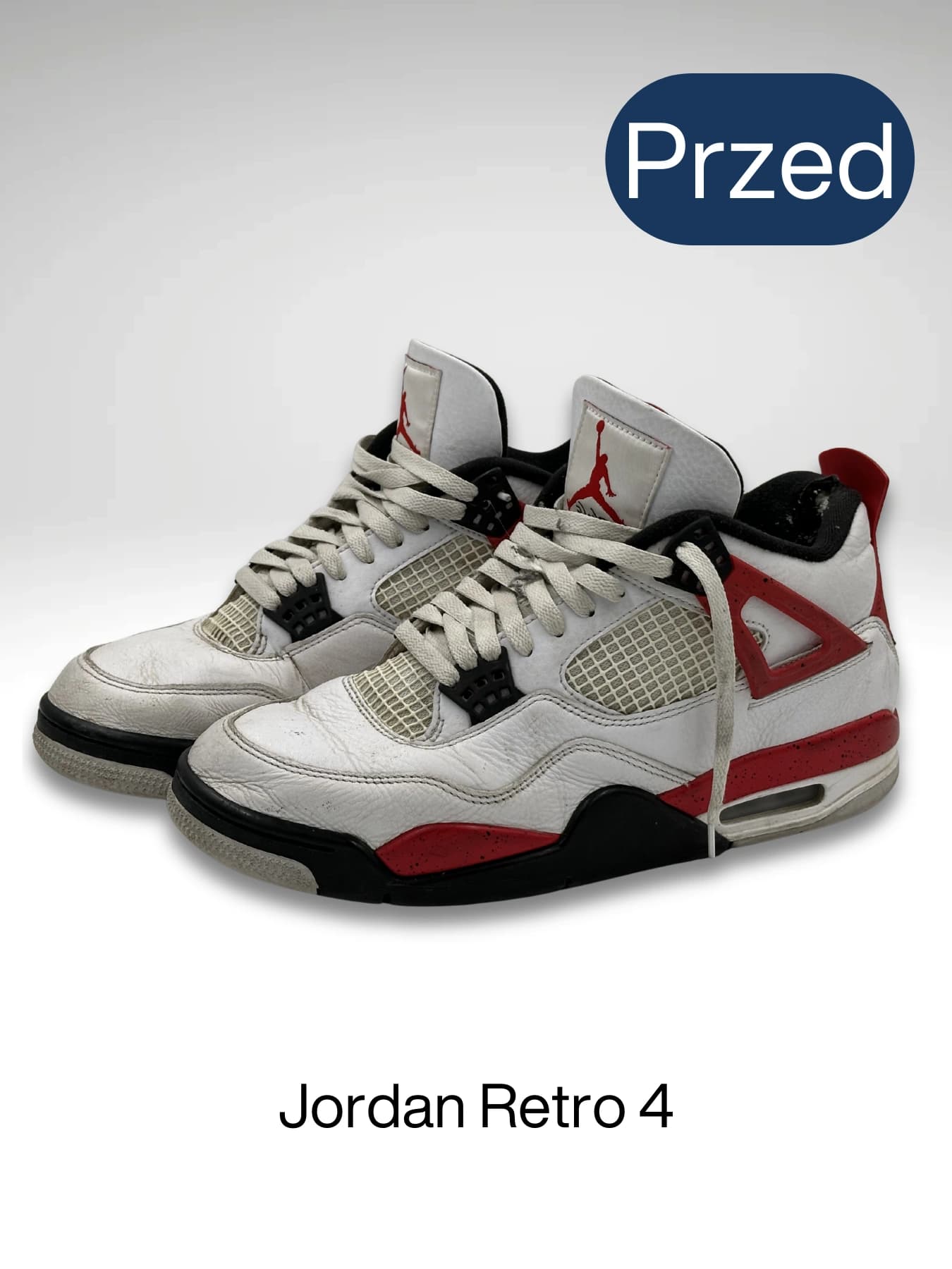 Przed renowacją - obuwie premium 18