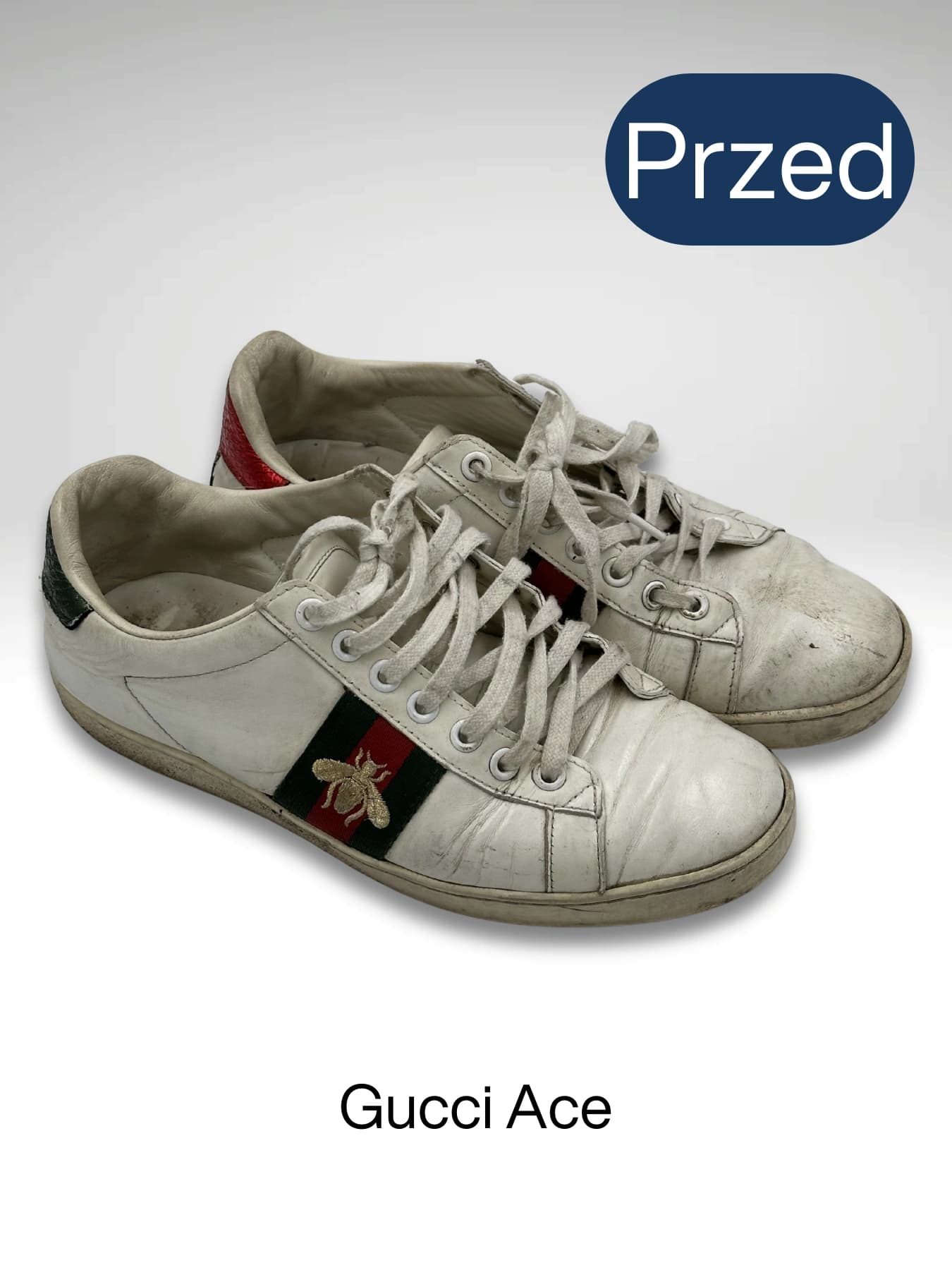 Przed renowacją - obuwie premium 20