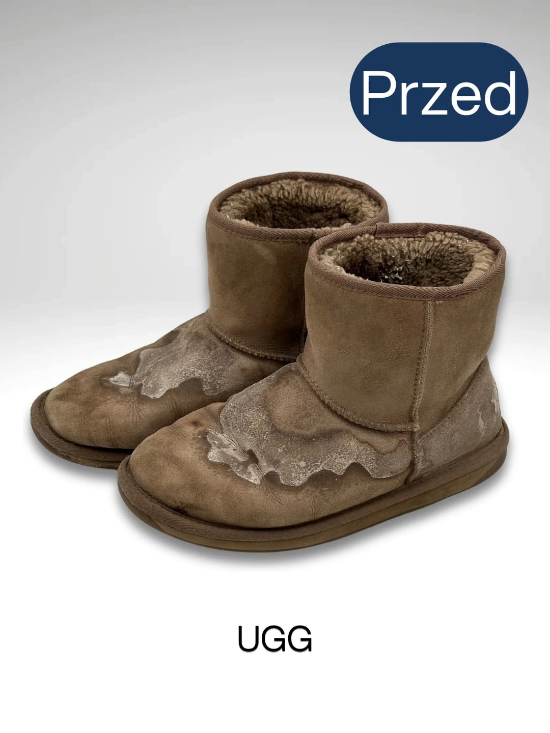 Przed renowacją - obuwie premium